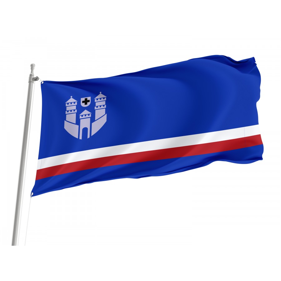 Flag Of Bytow, Patriotic Flags, Unique Design Print, Flags For Indoor & Outdoor Use - High Quality Poland for Indoor and Outdoor Use