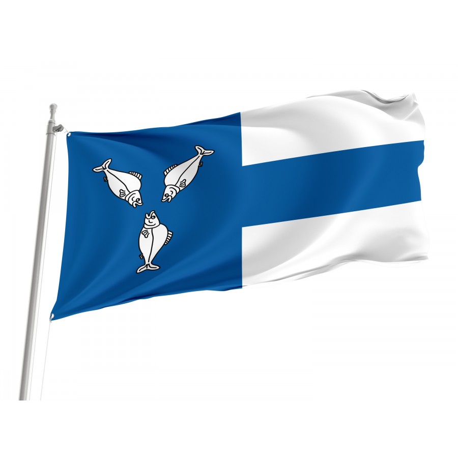 Flag Of Chocz, Patriotic Flags, Unique Design Print, Flags For Indoor & Outdoor Use - High Quality Poland for Indoor and Outdoor Use