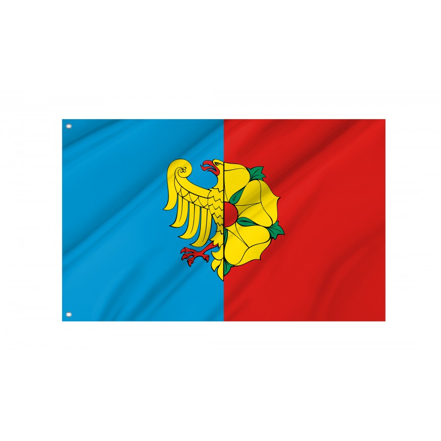 Flag Of Wodzislaw Slaski, Patriotic Flags, Unique Design Print, Flags For Indoor & Outdoor Use - High Quality Poland for Indoor and Outdoor Use