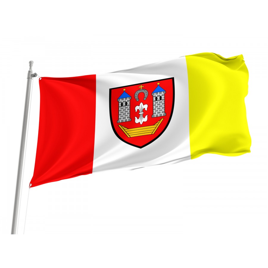 Flag Of Borek Wielkopolski, Patriotic Flags, Unique Design Print, Flags For Indoor & Outdoor Use - High Quality Poland for Indoor and Outdoor Use