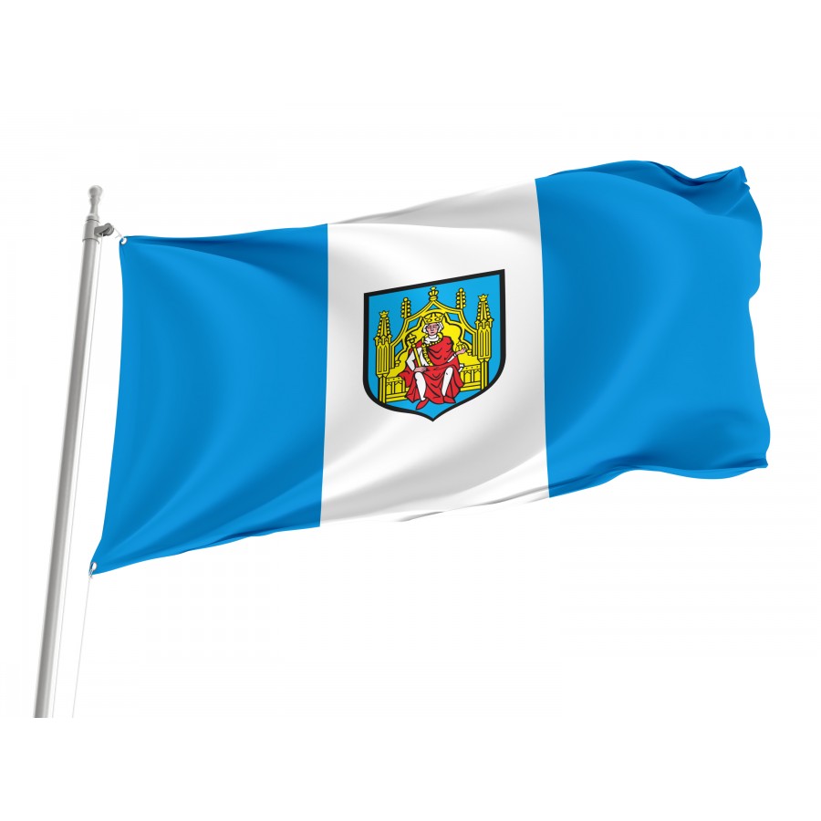Flag Of Grodzisk Wielkopolski, Patriotic Flags, Unique Design Print, Flags For Indoor & Outdoor Use - High Quality Poland for Indoor and Outdoor Use