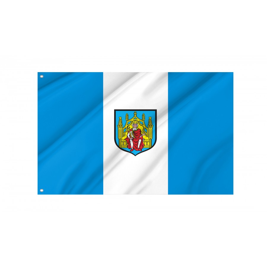 Flag Of Grodzisk Wielkopolski, Patriotic Flags, Unique Design Print, Flags For Indoor & Outdoor Use - High Quality Poland for Indoor and Outdoor Use