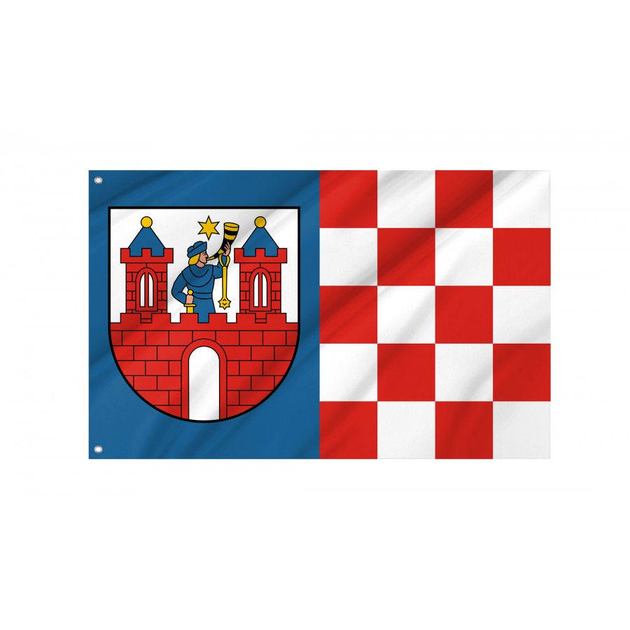 Flag Of Kalisz, Patriotic Flags, Unique Design Print, Flags For Indoor & Outdoor Use - High Quality Poland for Indoor and Outdoor Use