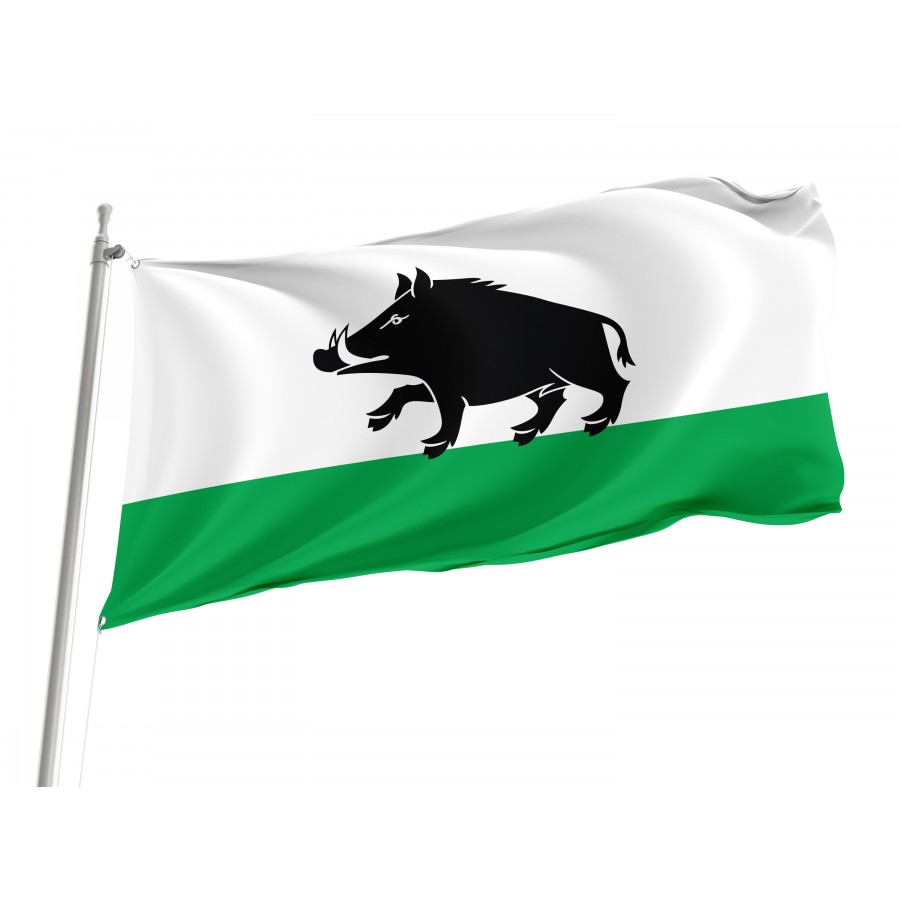 Flag Of Lobzenica, Patriotic Flags, Unique Design Print, Flags For Indoor & Outdoor Use - High Quality Poland for Indoor and Outdoor Use