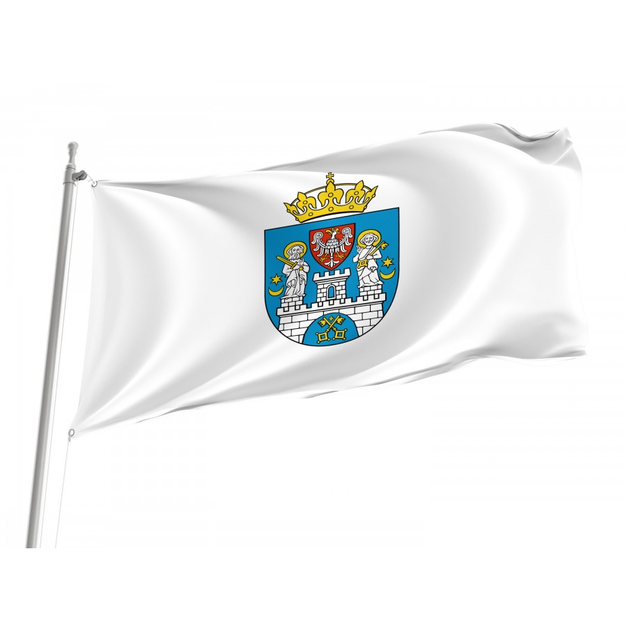 Flag Of Poznan, Patriotic Flags, Unique Design Print, Flags For Indoor & Outdoor Use - High Quality Poland for Indoor and Outdoor Use