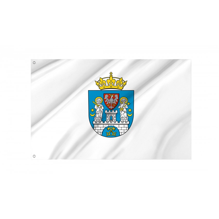 Flag Of Poznan, Patriotic Flags, Unique Design Print, Flags For Indoor & Outdoor Use - High Quality Poland for Indoor and Outdoor Use