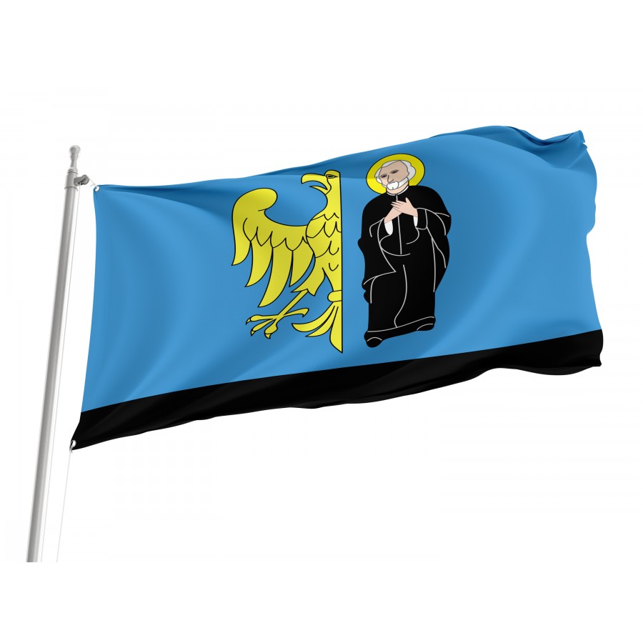 Flag Of Czechowice-Dziedzice, Patriotic Flags, Unique Design Print, Flags For Indoor & Outdoor Use - High Quality Poland for Indoor and Outdoor Use