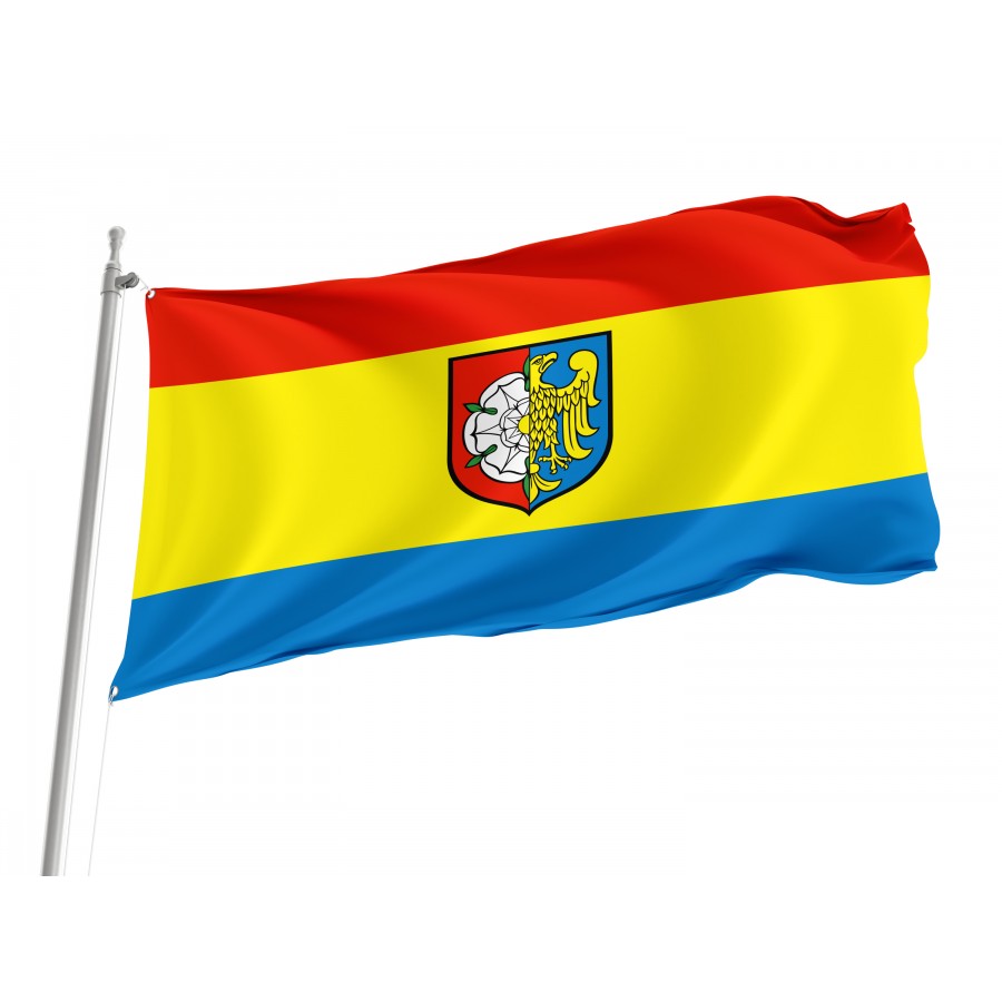 Flag Of Dobrodzien, Patriotic Flags, Unique Design Print, Flags For Indoor & Outdoor Use - High Quality Poland for Indoor and Outdoor Use