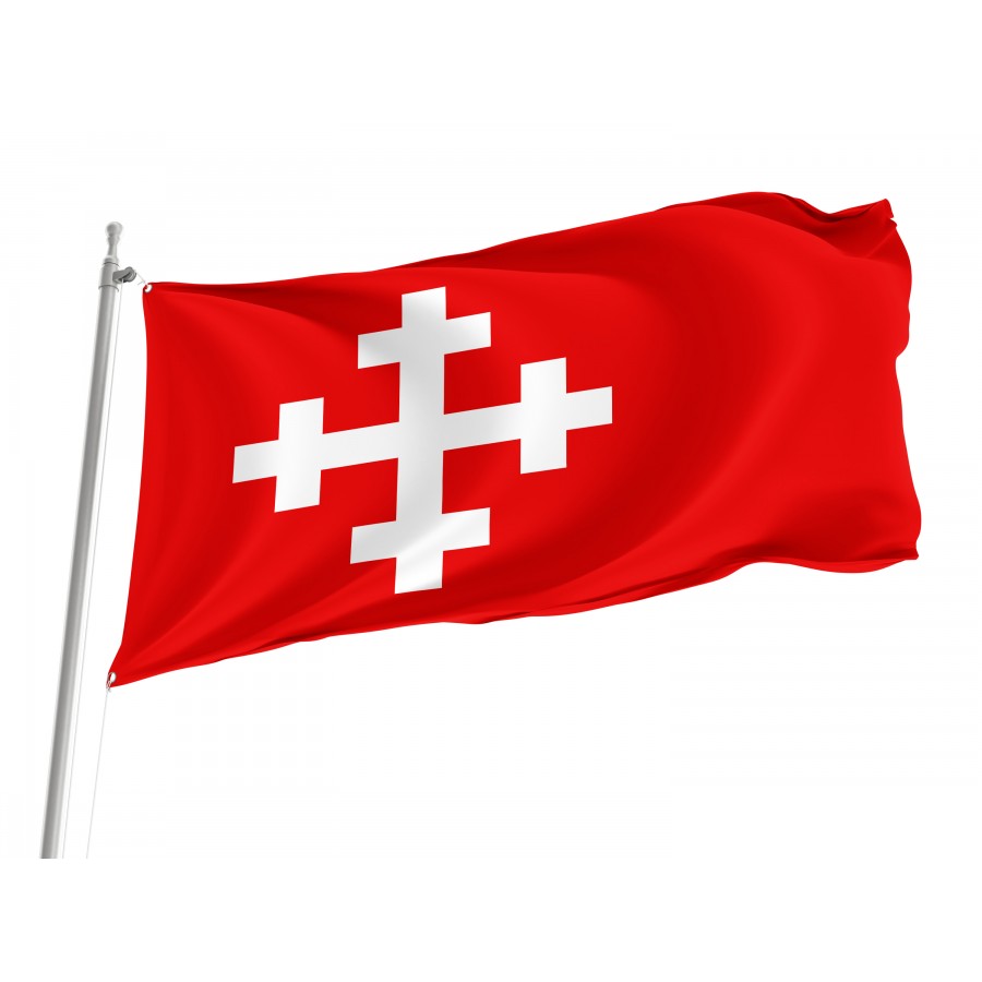 Flag Of Dobrzyca, Patriotic Flags, Unique Design Print, Flags For Indoor & Outdoor Use - High Quality Poland for Indoor and Outdoor Use