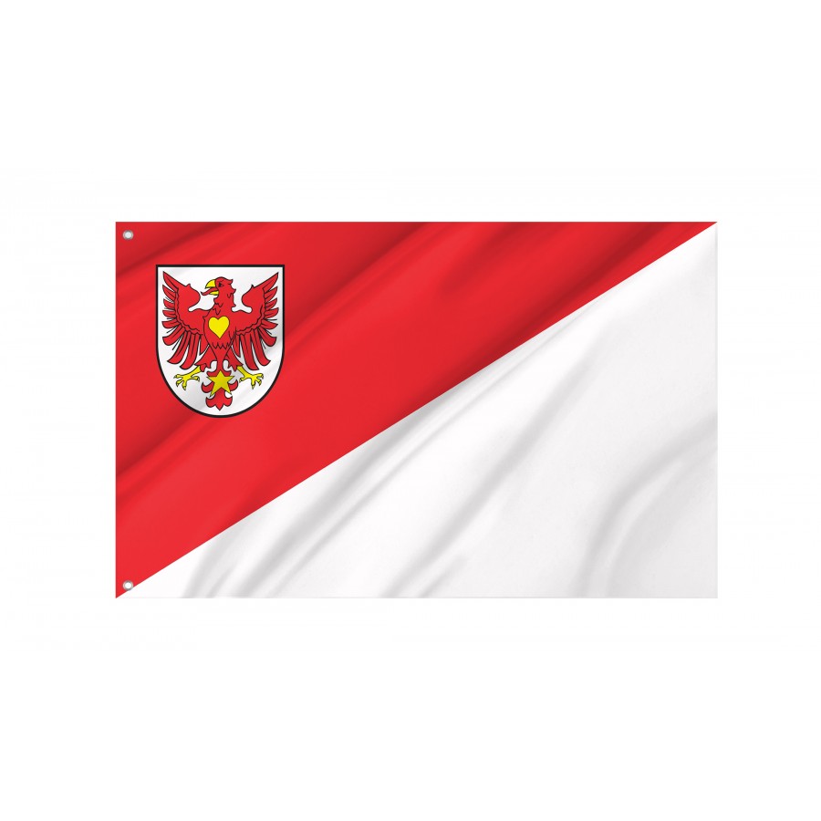 Flag Of Drezdenko, Patriotic Flags, Unique Design Print, Flags For Indoor & Outdoor Use - High Quality Poland for Indoor and Outdoor Use