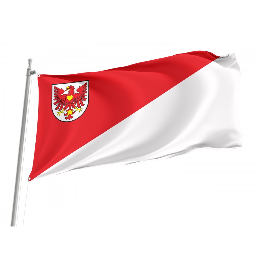Flag Of Drezdenko, Patriotic Flags, Unique Design Print, Flags For Indoor & Outdoor Use - High Quality Poland for Indoor and Outdoor Use