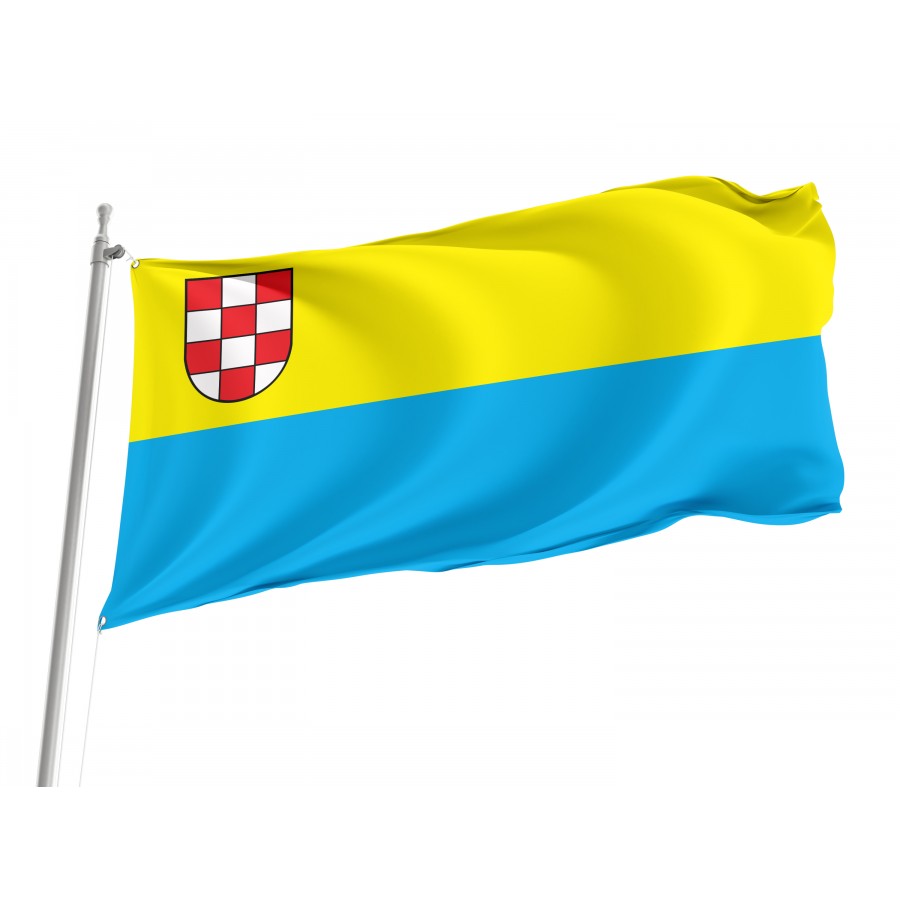 Flag Of Dzialdowo, Patriotic Flags, Unique Design Print, Flags For Indoor & Outdoor Use - High Quality Poland for Indoor and Outdoor Use