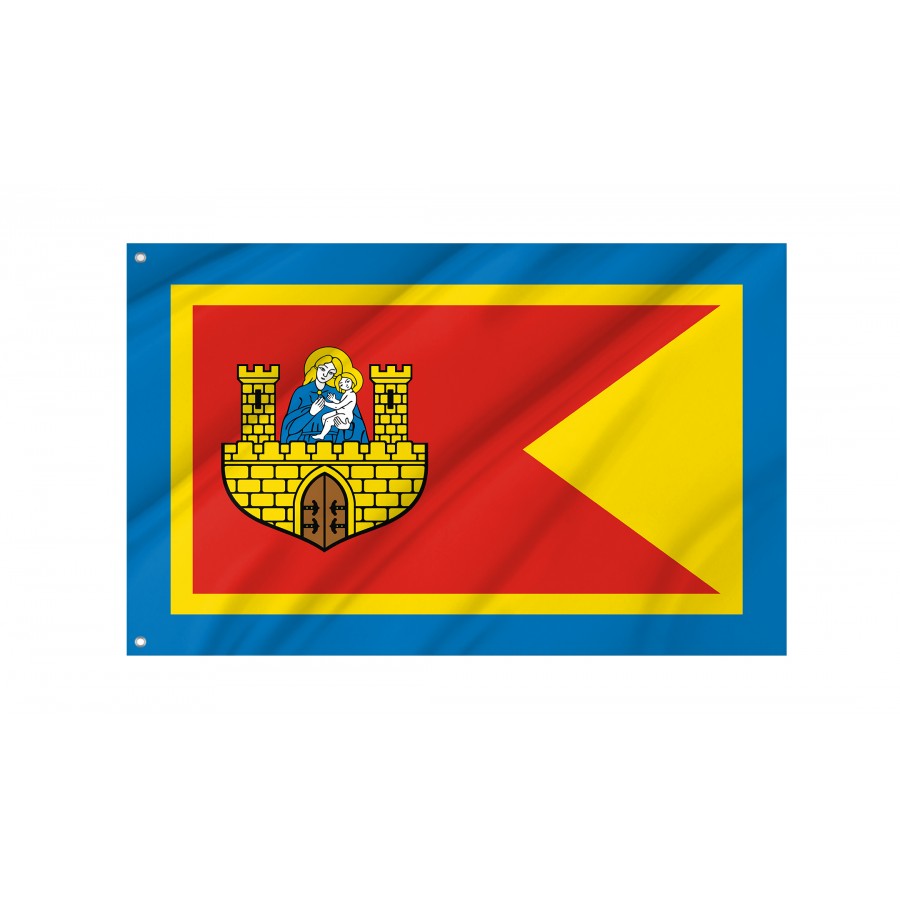 Flag Of Frombork, Patriotic Flags, Unique Design Print, Flags For Indoor & Outdoor Use - High Quality Poland for Indoor and Outdoor Use