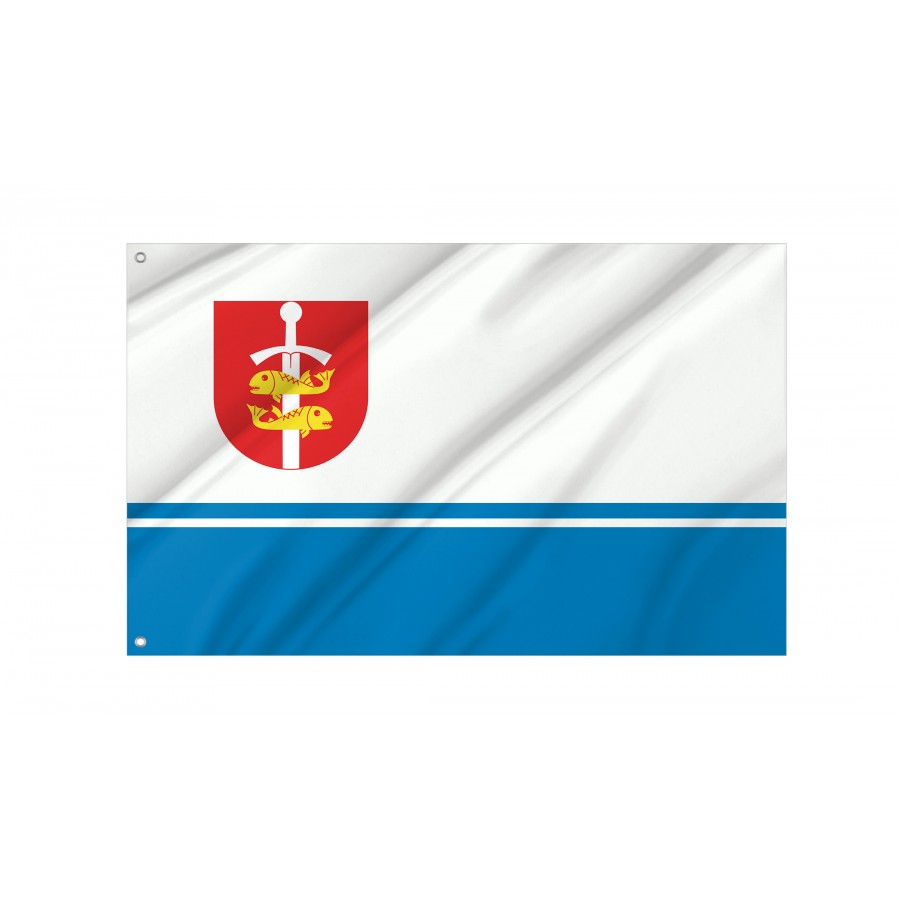 Flag Of Gdynia, Patriotic Flags, Unique Design Print, Flags For Indoor & Outdoor Use - High Quality Poland for Indoor and Outdoor Use