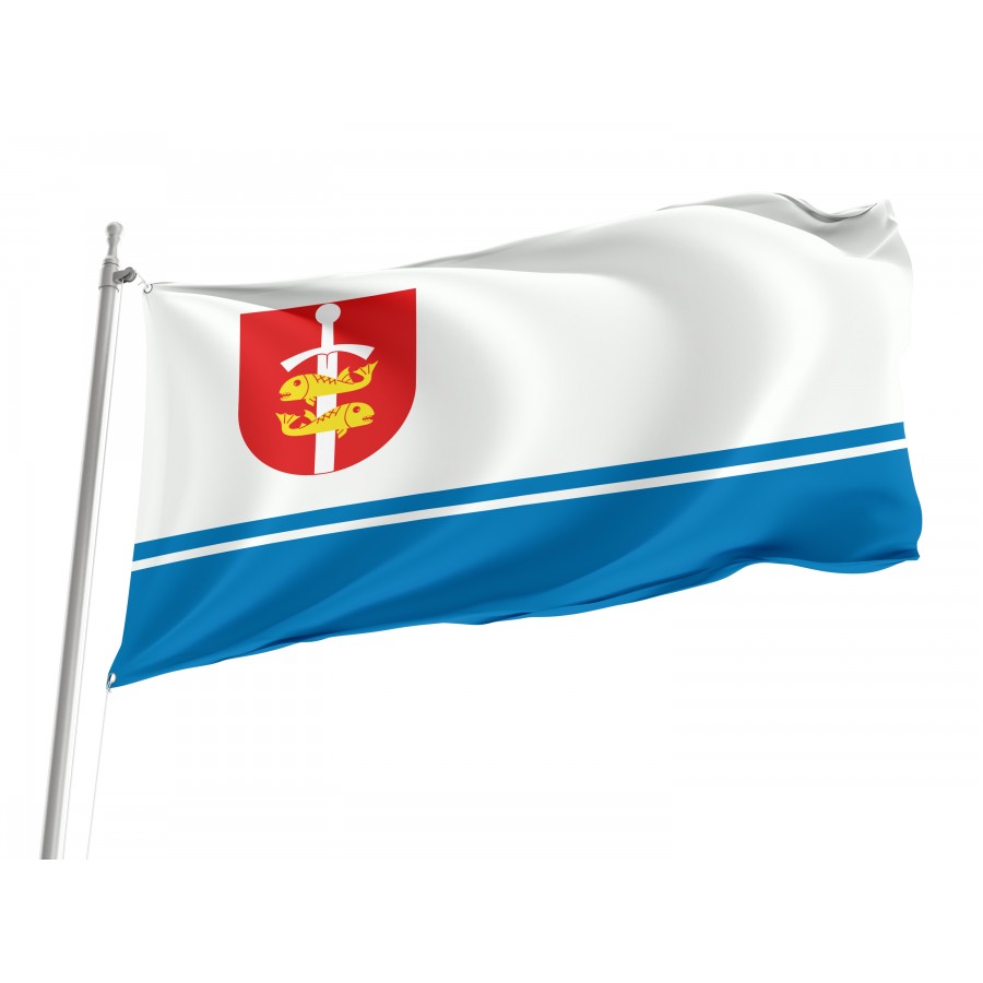 Flag Of Gdynia, Patriotic Flags, Unique Design Print, Flags For Indoor & Outdoor Use - High Quality Poland for Indoor and Outdoor Use