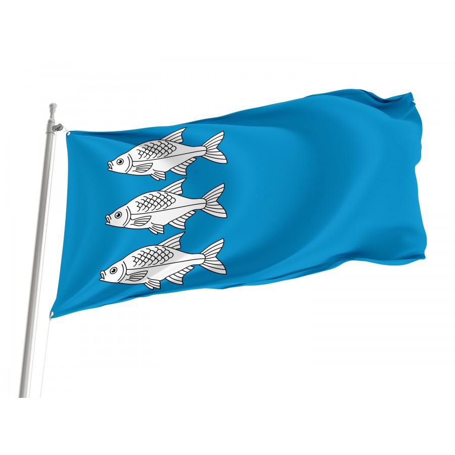 Flag Of Gizycko, Patriotic Flags, Unique Design Print, Flags For Indoor & Outdoor Use - High Quality Poland for Indoor and Outdoor Use
