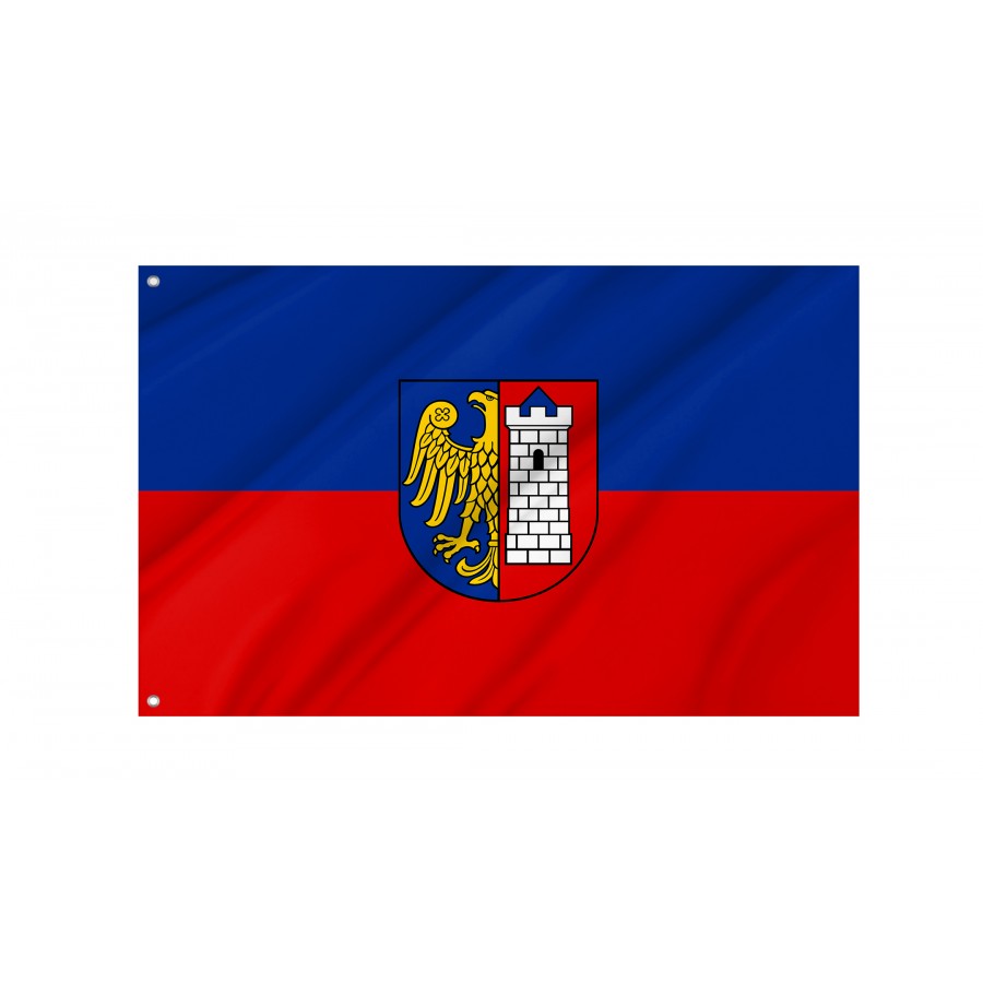 Flag Of Gliwice, Patriotic Flags, Unique Design Print, Flags For Indoor & Outdoor Use - High Quality Poland for Indoor and Outdoor Use