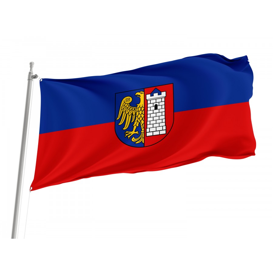 Flag Of Gliwice, Patriotic Flags, Unique Design Print, Flags For Indoor & Outdoor Use - High Quality Poland for Indoor and Outdoor Use