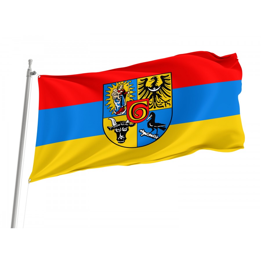 Flag Of Glogau, Patriotic Flags, Unique Design Print, Flags For Indoor & Outdoor Use - High Quality Poland for Indoor and Outdoor Use