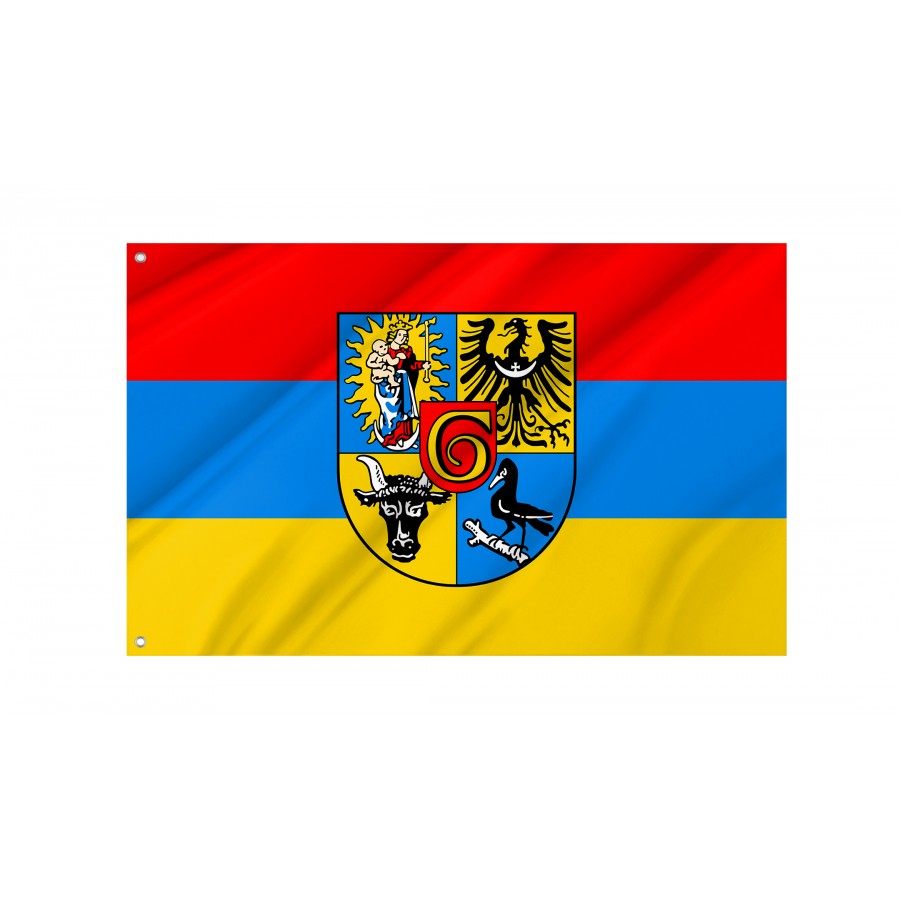 Flag Of Glogau, Patriotic Flags, Unique Design Print, Flags For Indoor & Outdoor Use - High Quality Poland for Indoor and Outdoor Use