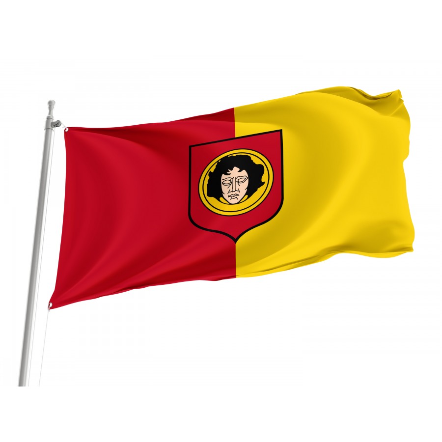 Flag Of Glowno, Patriotic Flags, Unique Design Print, Flags For Indoor & Outdoor Use - High Quality Poland for Indoor and Outdoor Use