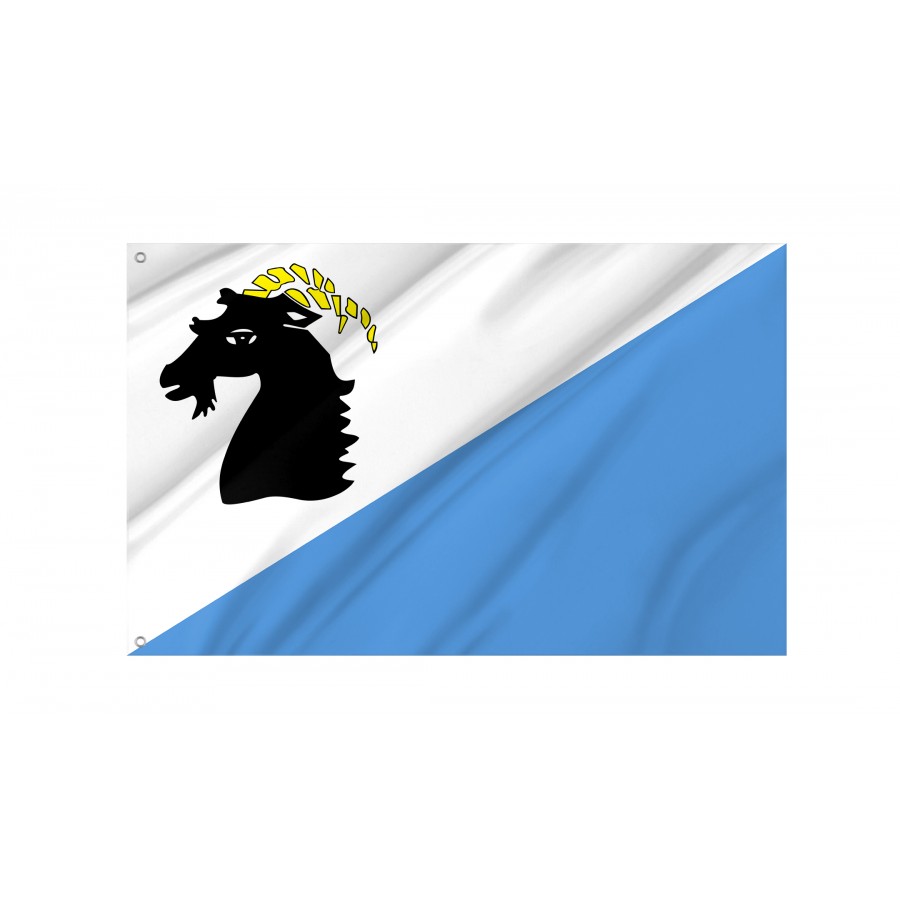 Flag Of Glucholazy, Patriotic Flags, Unique Design Print, Flags For Indoor & Outdoor Use - High Quality Poland for Indoor and Outdoor Use