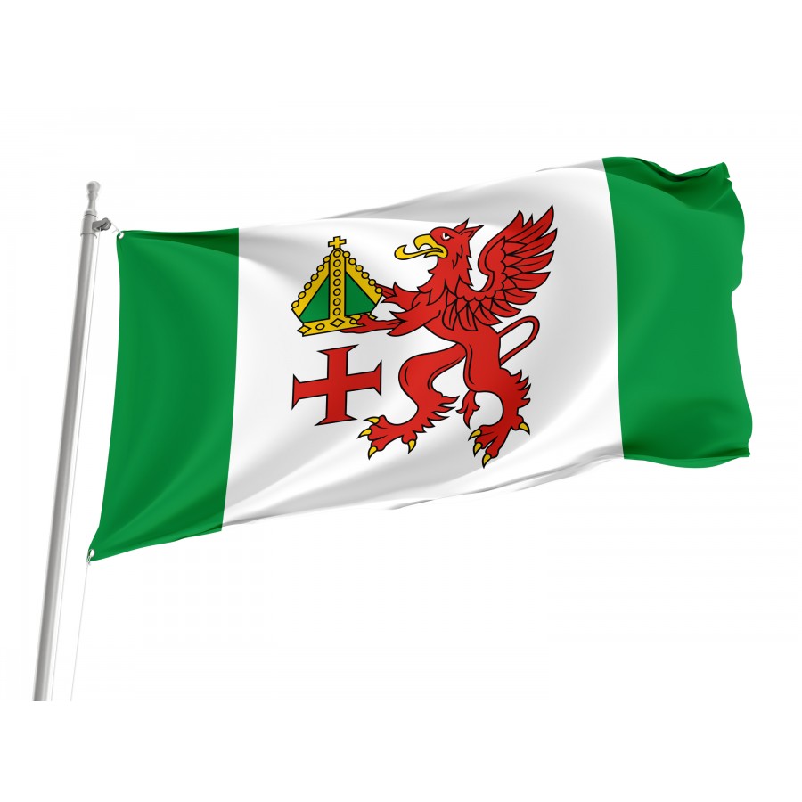 Flag Of Golczewo, Patriotic Flags, Unique Design Print, Flags For Indoor & Outdoor Use - High Quality Poland for Indoor and Outdoor Use