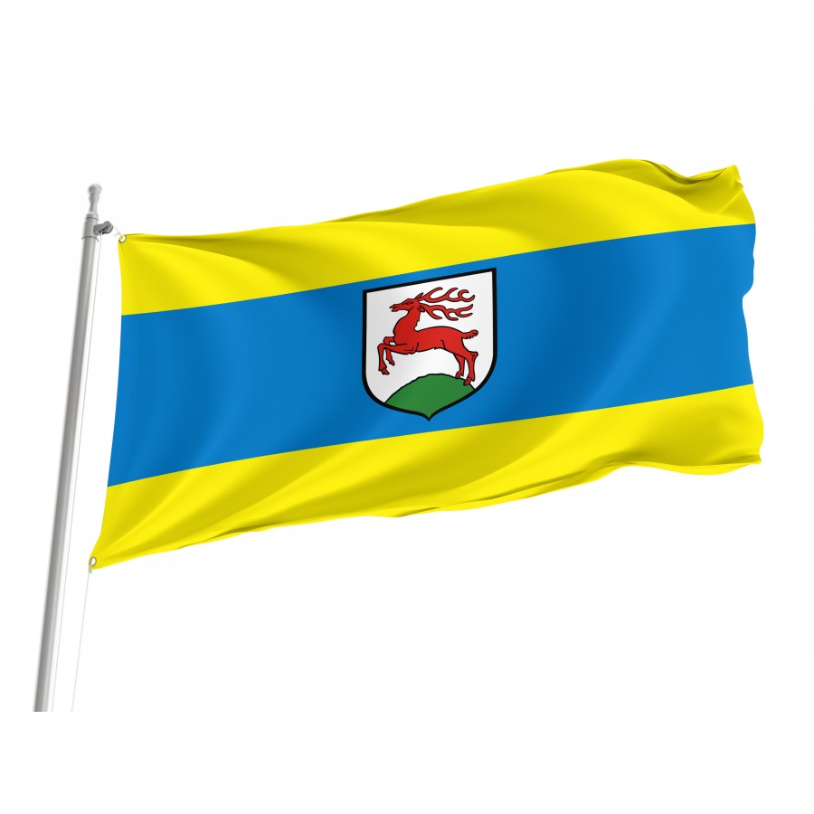 Flag Of Gorzow Slaski, Patriotic Flags, Unique Design Print, Flags For Indoor & Outdoor Use - High Quality Poland for Indoor and Outdoor Use