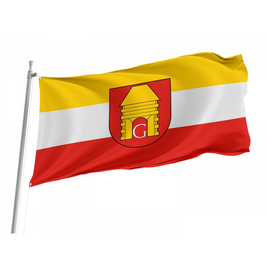 Flag Of Goscino, Patriotic Flags, Unique Design Print, Flags For Indoor & Outdoor Use - High Quality Poland for Indoor and Outdoor Use