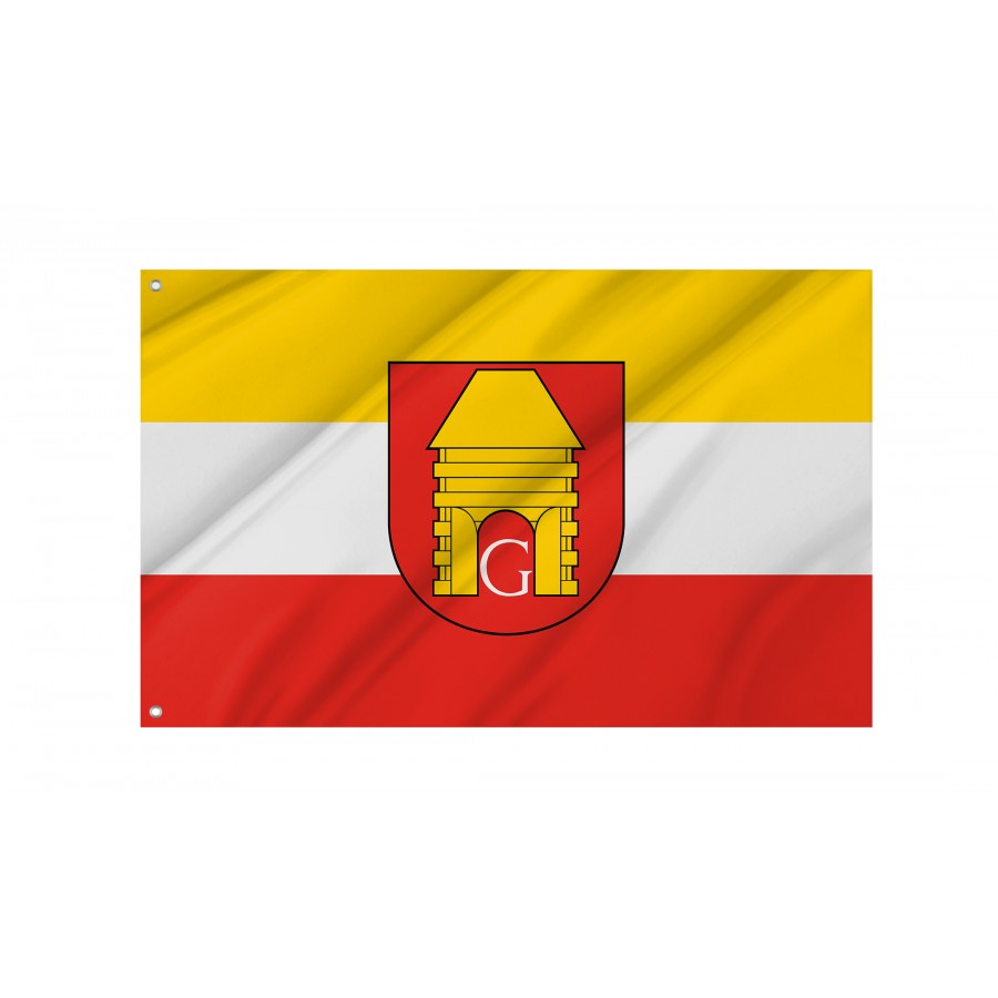 Flag Of Goscino, Patriotic Flags, Unique Design Print, Flags For Indoor & Outdoor Use - High Quality Poland for Indoor and Outdoor Use
