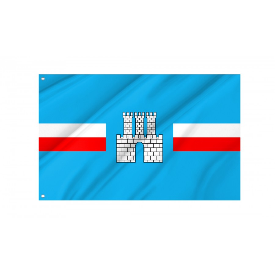 Flag Of Gostynin, Patriotic Flags, Unique Design Print, Flags For Indoor & Outdoor Use - High Quality Poland for Indoor and Outdoor Use