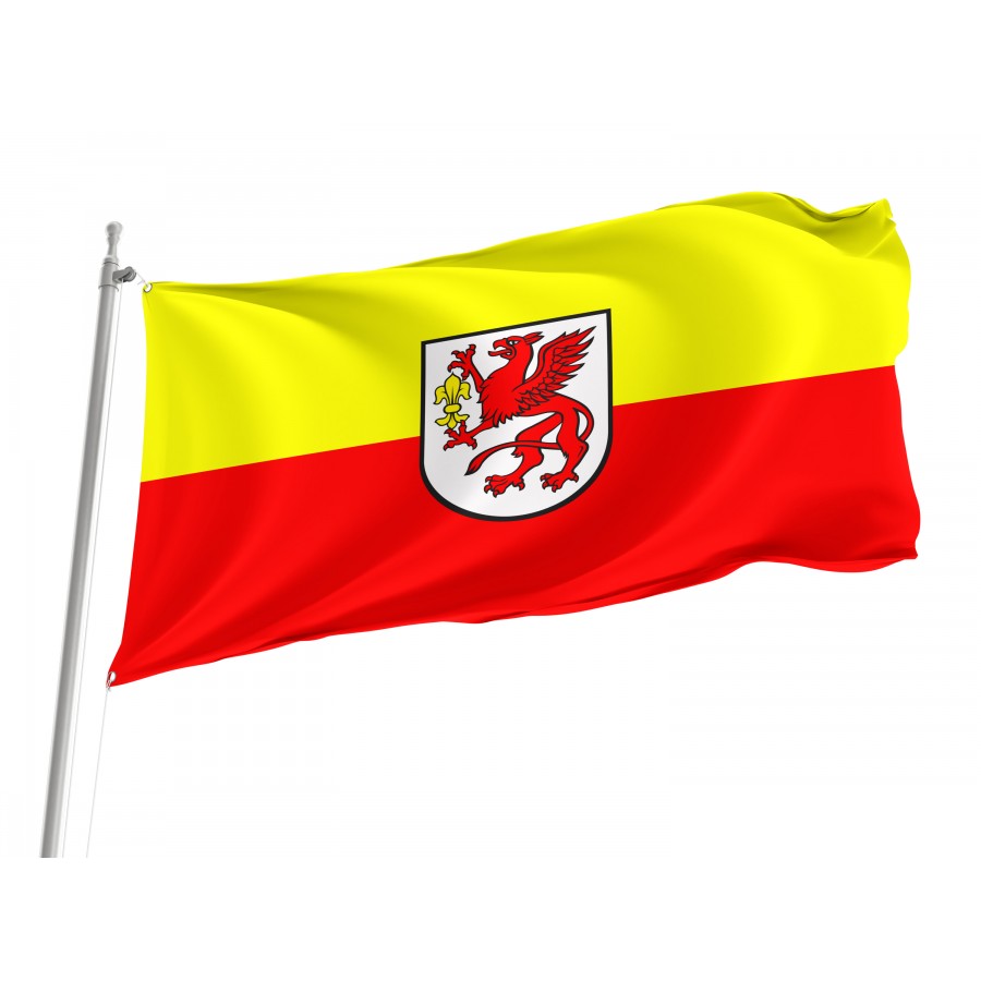 Flag Of Gryfice, Patriotic Flags, Unique Design Print, Flags For Indoor & Outdoor Use - High Quality Poland for Indoor and Outdoor Use