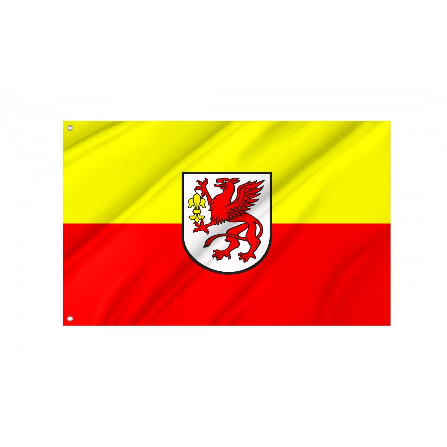 Flag Of Gryfice, Patriotic Flags, Unique Design Print, Flags For Indoor & Outdoor Use - High Quality Poland for Indoor and Outdoor Use