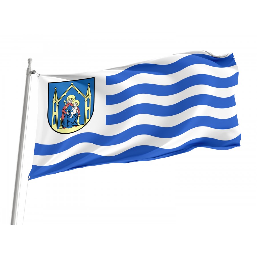 Flag Of Ilawa, Patriotic Flags, Unique Design Print, Flags For Indoor & Outdoor Use - High Quality Poland for Indoor and Outdoor Use