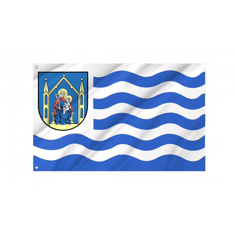 Flag Of Ilawa, Patriotic Flags, Unique Design Print, Flags For Indoor & Outdoor Use - High Quality Poland for Indoor and Outdoor Use