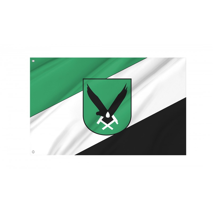 Flag Of Jastrzebie Zdroj, Patriotic Flags, Unique Design Print, Flags For Indoor & Outdoor Use - High Quality Poland for Indoor and Outdoor Use