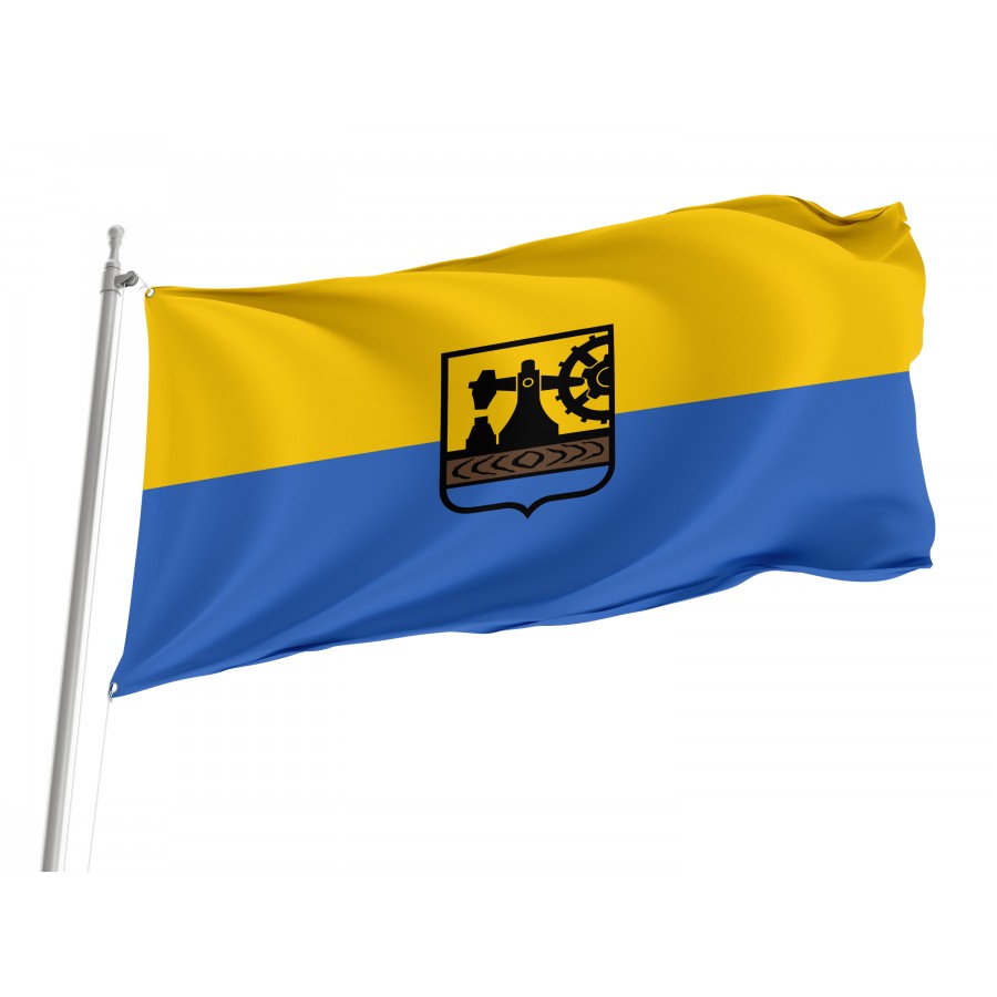 Flag Of Katowice, Patriotic Flags, Unique Design Print, Flags For Indoor & Outdoor Use - High Quality Poland for Indoor and Outdoor Use