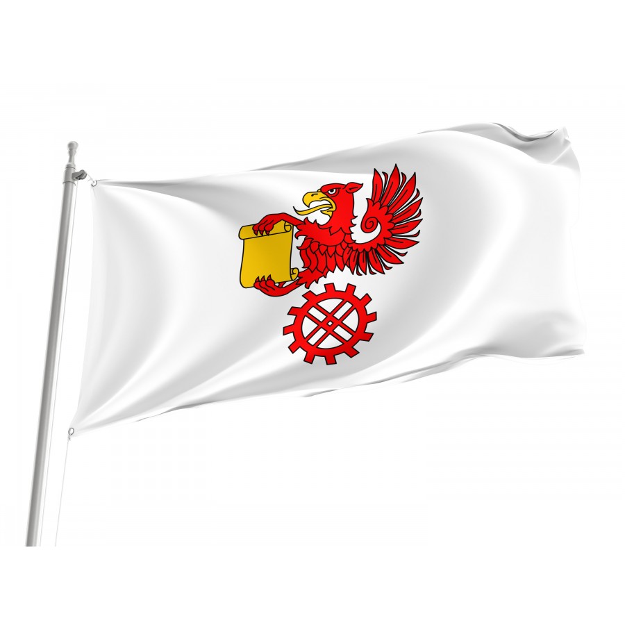 Flag Of Kepice, Patriotic Flags, Unique Design Print, Flags For Indoor & Outdoor Use - High Quality Poland for Indoor and Outdoor Use