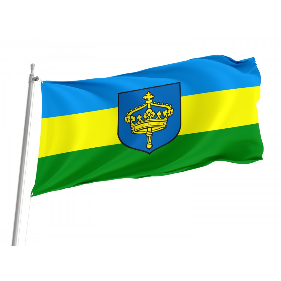 Flag Of Koronowo, Patriotic Flags, Unique Design Print, Flags For Indoor & Outdoor Use - High Quality Poland for Indoor and Outdoor Use