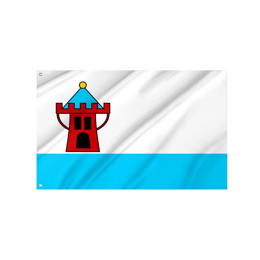 Flag Of Koscian, Patriotic Flags, Unique Design Print, Flags For Indoor & Outdoor Use - High Quality Poland for Indoor and Outdoor Use