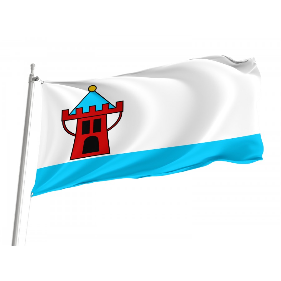 Flag Of Koscian, Patriotic Flags, Unique Design Print, Flags For Indoor & Outdoor Use - High Quality Poland for Indoor and Outdoor Use