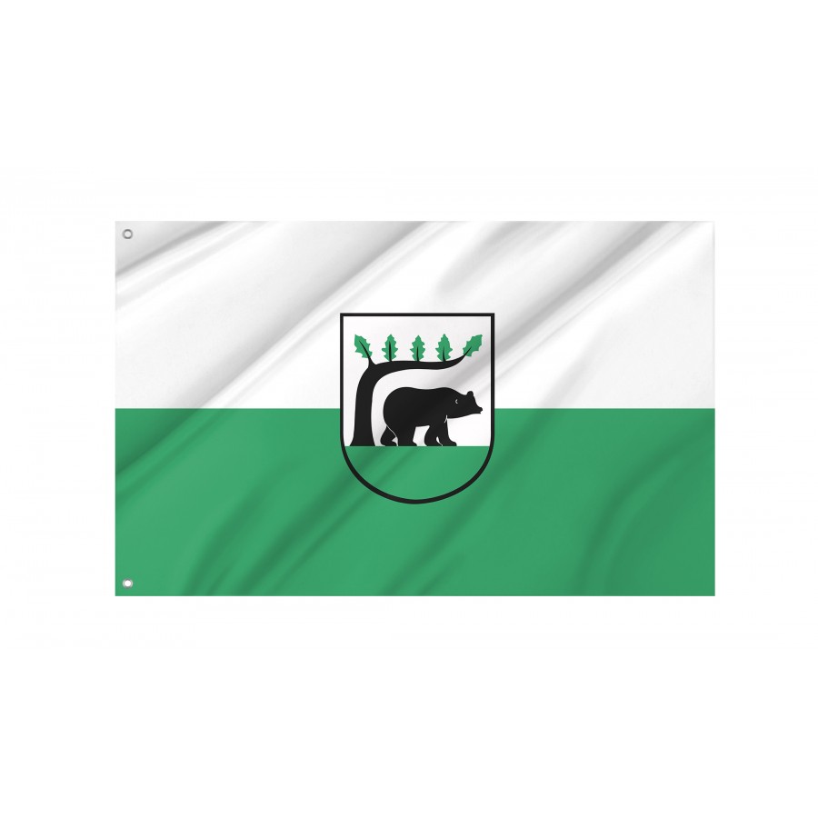 Flag Of Koscierzyna, Patriotic Flags, Unique Design Print, Flags For Indoor & Outdoor Use - High Quality Poland for Indoor and Outdoor Use