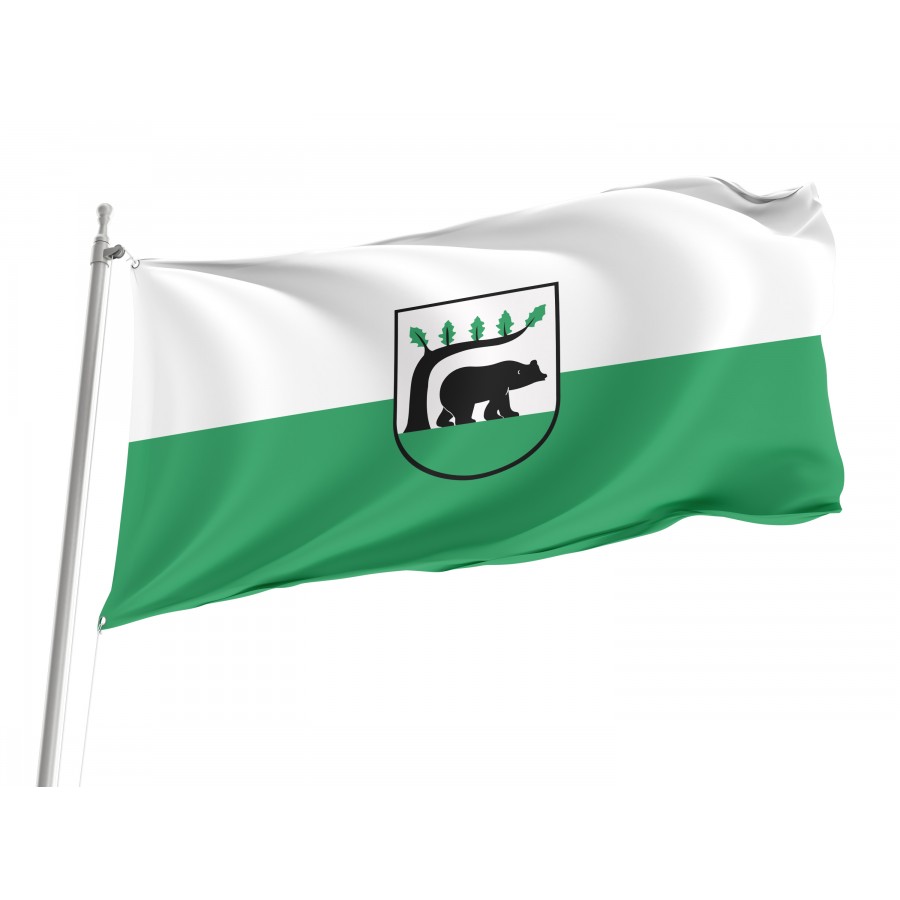 Flag Of Koscierzyna, Patriotic Flags, Unique Design Print, Flags For Indoor & Outdoor Use - High Quality Poland for Indoor and Outdoor Use