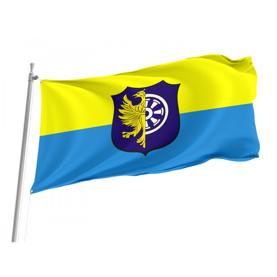 Flag Of Krapkowice (Dawna), Patriotic Flags, Unique Design Print, Flags For Indoor & Outdoor Use - High Quality Poland for Indoor and Outdoor Use