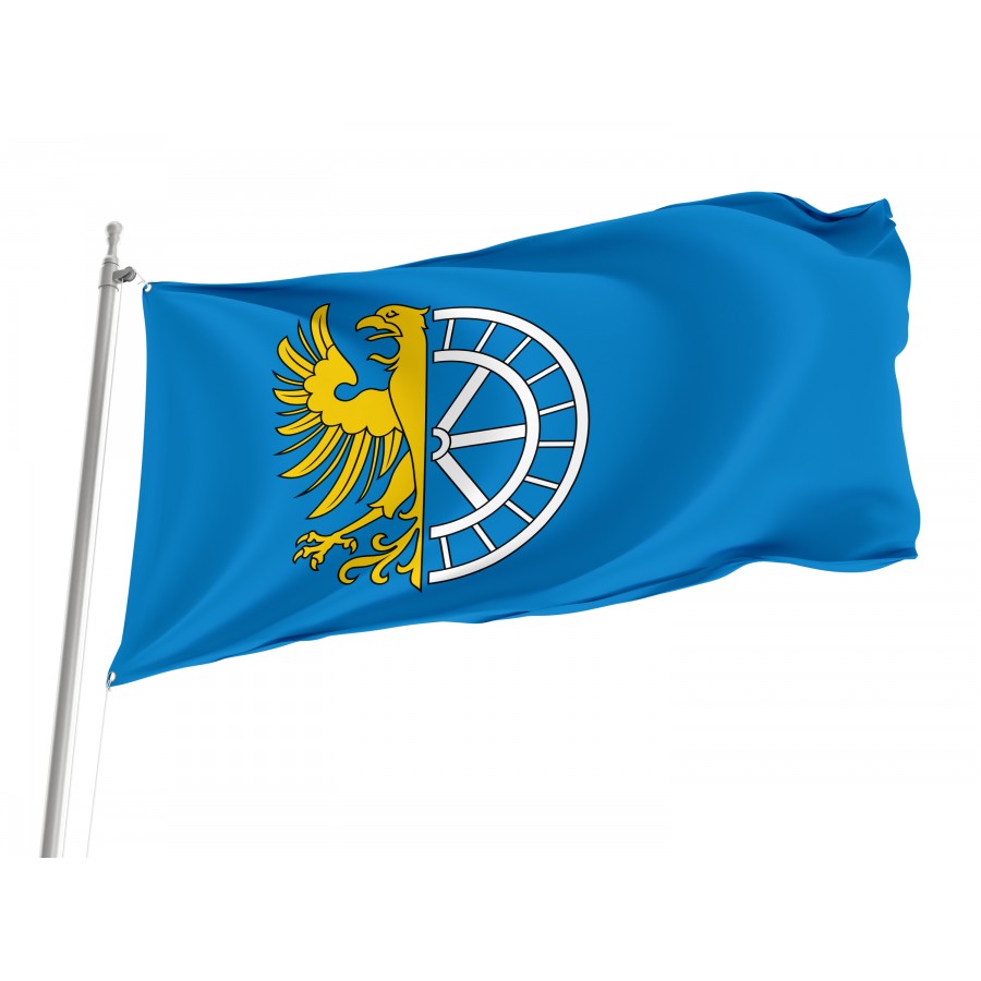 Flag Of Krapkowice, Patriotic Flags, Unique Design Print, Flags For Indoor & Outdoor Use - High Quality Poland for Indoor and Outdoor Use
