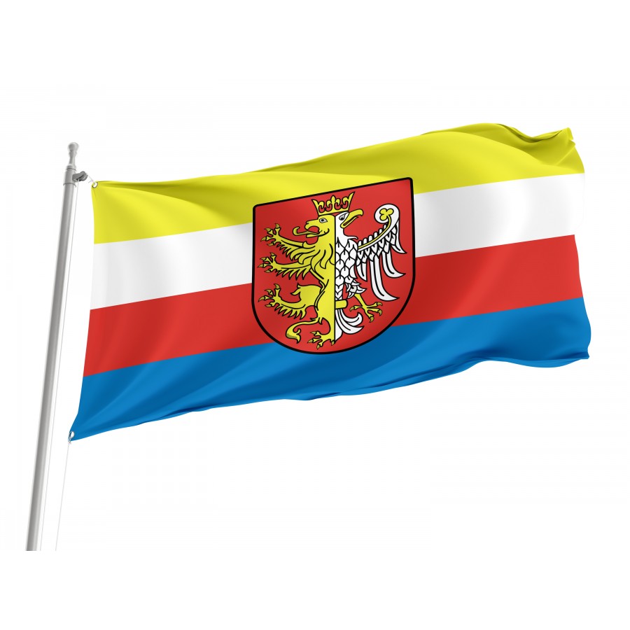 Flag Of Krosno, Patriotic Flags, Unique Design Print, Flags For Indoor & Outdoor Use - High Quality Poland for Indoor and Outdoor Use