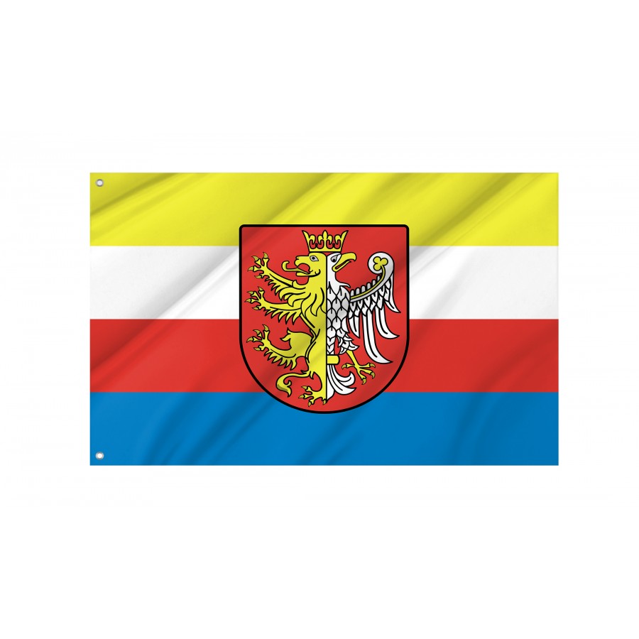 Flag Of Krosno, Patriotic Flags, Unique Design Print, Flags For Indoor & Outdoor Use - High Quality Poland for Indoor and Outdoor Use