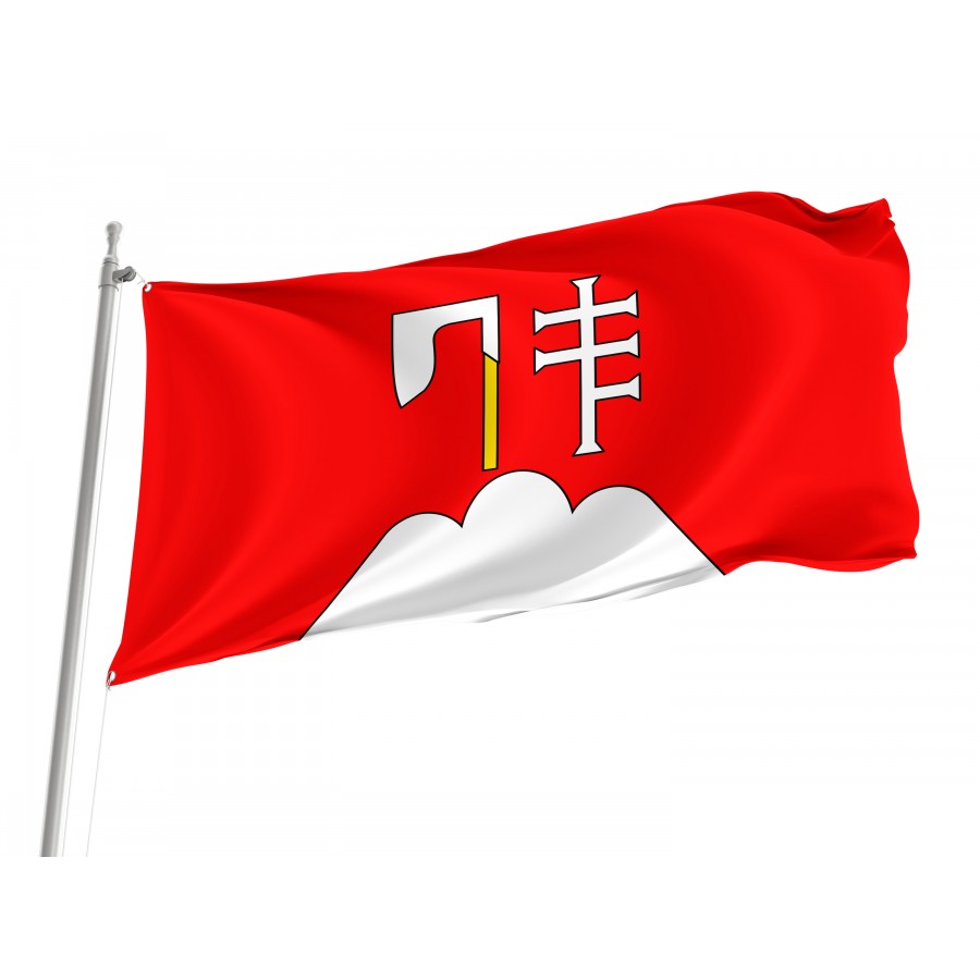 Flag Of Krzeszowice, Patriotic Flags, Unique Design Print, Flags For Indoor & Outdoor Use - High Quality Poland for Indoor and Outdoor Use