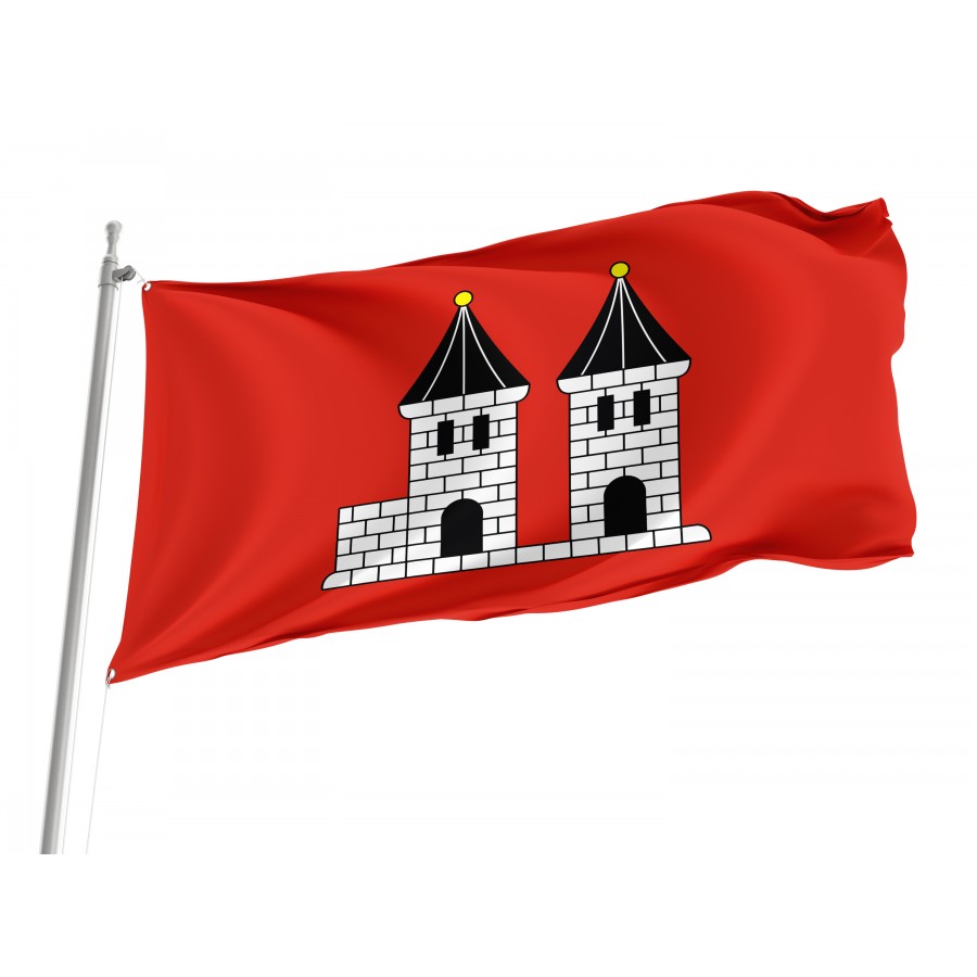 Flag Of Ksiaz Wielkopolski, Patriotic Flags, Unique Design Print, Flags For Indoor & Outdoor Use - High Quality Poland for Indoor and Outdoor Use