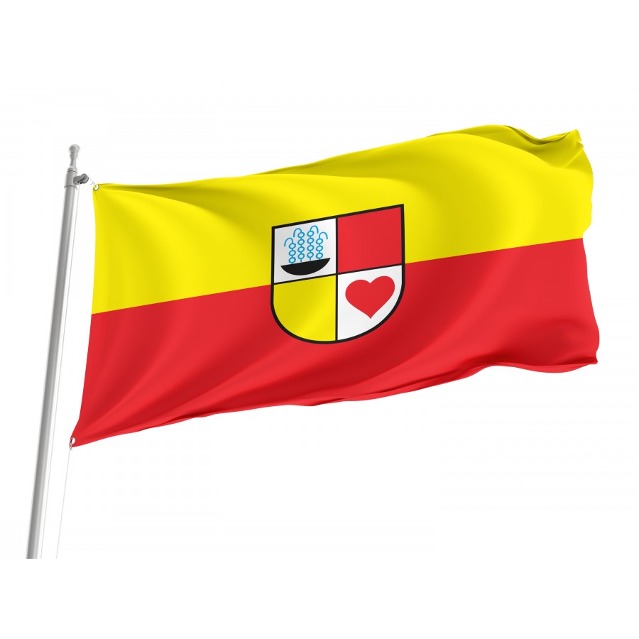 Flag Of Kudowa-Zdroj, Patriotic Flags, Unique Design Print, Flags For Indoor & Outdoor Use - High Quality Poland for Indoor and Outdoor Use
